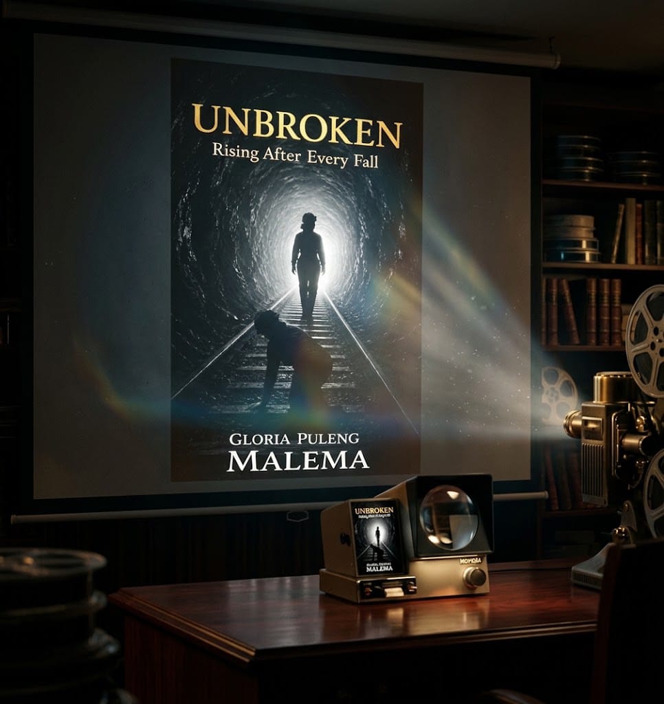 Unbroken: Rising After Every Fall — cinematic book projection